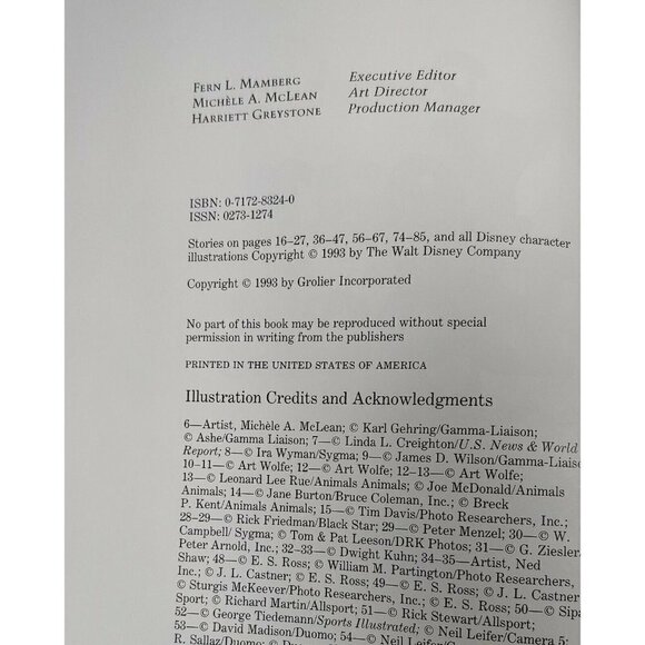 Disney's Year Book 1993 Picture Learning Comic Young Adults Hardcover Book - Picture 3 of 12